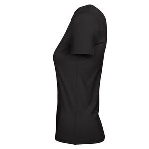 Camiseta de Verano para Mujer, Premium, 100% Algodón, Corte Ajustado, Cuello en V, Manga Corta, Transpirable, Tela Ancha/Lona - Product Image 3