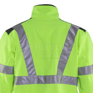 Chaqueta Reflectante Impermeable y Cortavientos de Alta Visibilidad para Seguridad Vial, Chaqueta de Trabajo Impermeable para Trabajos al Aire Libre - Product Image 5