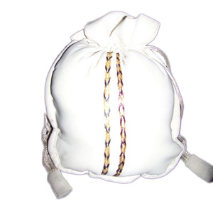 ถุงโพลีเอสเตอร์สำหรับเก็บเครื่องประดับและเครื่องสำอาง ปั๊มลายทอง พร้อมเชือกรูด สำหรับบรรจุภัณฑ์คริสต์มาส ขายส่งจากโรงงาน - Product Image 4