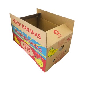 Caja de cartón corrugado reciclable personalizada de alta calidad | Caja de papel impresa flexográfica impermeable de 5 capas para embalaje de frutas - Product Image 1