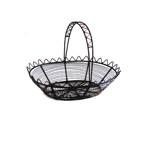 Stylish Customized Metal Wire Utility <b>Basket</b> for Pantry <b>Shelves</b> Bathroom and Laundry Room <b>Storage</b> - Product Image 6