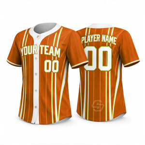 Camiseta de Béisbol Sublimada Personalizada, Unisex, Adulto, Manga Corta, Verde a Rayas, Poliéster que Absorbe la Humedad, Nombre del Equipo 00 - Product Image 4