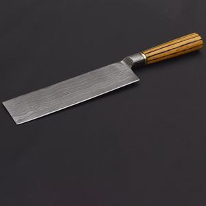 Cuchillo de Cocina Multifuncional JEXMOO OEM, Hecho a Mano, de Acero de Damasco de Grado Industrial, con Funda de Cuero para Uso en la Cocina - Product Image 5