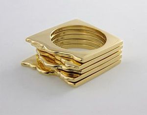 Nouvel Arrivage : Anneau de Serviette Doré en Forme de Éventail, Fait Main en Métal, Décoration de Table, Accessoires de Dîner Haut de Gamme pour Mariages, Fêtes, Événements, Restaurants et Maison - Product Image 2