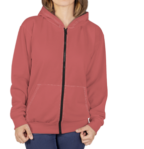 เสื้อฮู้ดมีซิปซับลิเมชันกำหนดเองได้ - Product Image 1