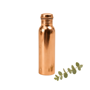 Bouteille d'eau en cuivre poli écologique, en métal pur, pour la santé, vente en gros, directement de l'usine - Product Image 4