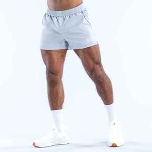 Pantalones Cortos Deportivos para Hombre, Color Azul Claro, de Secado Rápido, Cintura Elástica, Corte Medio, 100% Poliéster, Estilo Casual - Product Image 2