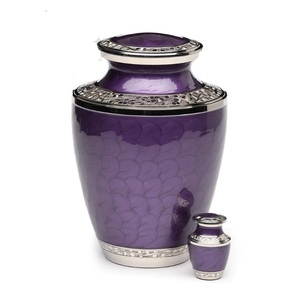 Good Quality Handicraft Aluminum Adult Urn <b>for</b> Human <b>Ashes</b> Cheap Urns Brass Cremation Urn With High Quality at Low Price - Product Image 1
