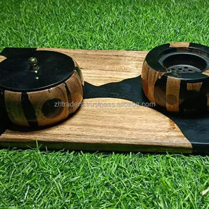 Quemador de Incienso Bakhoor de Resina Premium Hecho a Mano, Diseño Árabe Elegante para Decoración del Hogar en Ramadán y Eid - Product Image 1