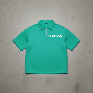 Polo de Alta Calidad con Logotipo Personalizado, Cierre de Cremallera 1/4, Sublimación, 180 Gsm, Algodón, Camiseta con Cuello para Golf, para Hombre - Product Image 1
