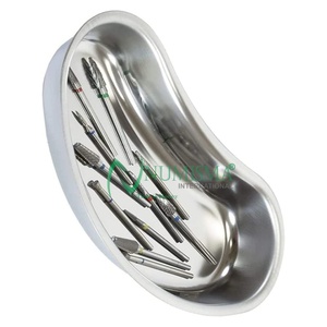 Plateaux rénaux en acier inoxydable allemand pour la chirurgie générale, les opérations ORL, l'utilisation en salle d'opération, vente en gros, manuel - Product Image 5