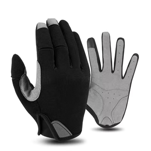 Gants de cyclisme personnalisés à doigts entiers pour le cyclisme en extérieur avec tissu anti-humidité et protection rembourrée – Vente en gros - Product Image 1