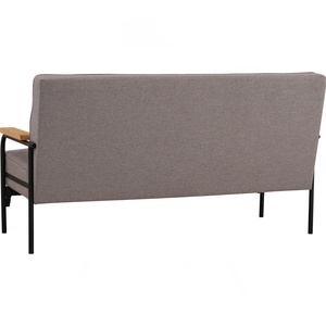 Sofá Moderno de Tres Plazas en Tela, Muebles Minimalistas de Metal Sólido para Hogares Modernos y Salas de Estar de Apartamentos Grandes - Product Image 4