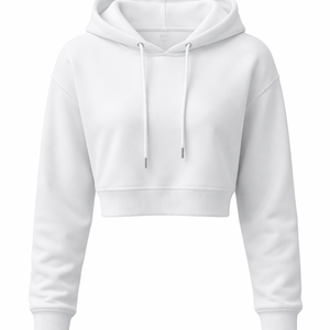 Sudadera con Capucha Corta de Forro Polar Personalizada al por Mayor para Mujer - Proveedor OEM y Fabricante Directo de Fábrica - Product Image 1