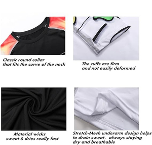 T-shirt de compression athlétique pour homme avec technologie de soutien musculaire, séchage rapide, absorption de la transpiration et tissu confortable hautement extensible - Product Image 6