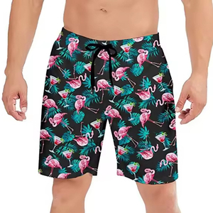 Shorts pour hommes à motif uni, coupe ajustée, doux, best-seller, décontractés, taille mi-haute, en maille, respirants, pour le sport, vente en gros - Product Image 2