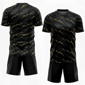 Conjunto de Uniforme de Fútbol Sublimado con Logotipo Personalizado, Uniformes de Entrenamiento de Secado Rápido, Equipación de Club, Estilo Retro, Corte 100% Automatizado - Product Image 4