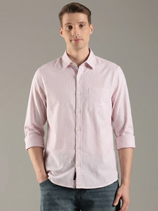 Camisa Casual de Hombre Enovate, Doble Botonadura, Manga Larga, Transpirable, 100% Algodón, Estampada, con Logotipo en la Parte Trasera del Cuello, para Primavera - Product Image 2