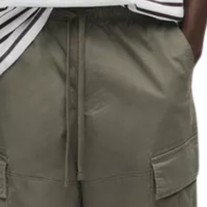 Men's <b>Cargo</b> Pleated Trousers Multi Pocket Canvas Elastic Waist Casual Outdoor Workwear Utility Streetwear Sportswear - Product Image 3