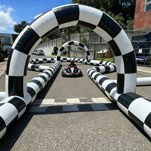 Piste de course gonflable géante pour karting en plein air, piste de course gonflable Didi Car, piste de course de Zorb Ball à vendre - Product Image 2