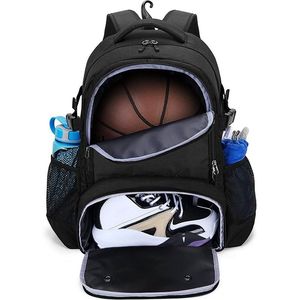 Sac à dos de football avec compartiment pour chaussures et ballon, grande capacité, sangle réglable, entraînement sportif - Product Image 5