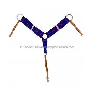 Cabecera de caballo de diseño personalizado de alta calidad con coraza a la venta del proveedor de la India Cabecera y coraza de cuero - Product Image 1
