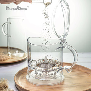 HandyBrew Bottom Dispensing Gravity <b>Tea</b> <b>Infuser</b> 1000ml Tritan Loose Leaf <b>Tea</b> Maker BPA Free OEM ODM Taiwan Manufacturer - Product Image 3