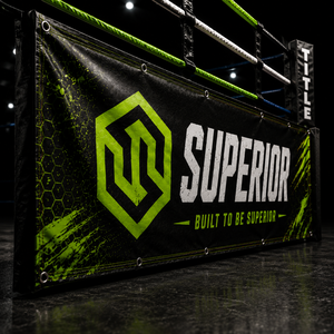 Custom Logo Boxing Ring Side <b>Banner</b> for Clubs and Championship Events With Custom Made Logo And size By superior International - Product Image 3