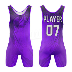 High Quality Spandex Professional <b>Singlet</b> <b>Weightlifting</b> Men Hot Selling Cheap Price Wrestling <b>Singlet</b> For Sale - Product Image 2