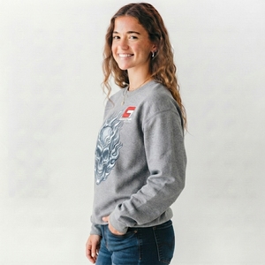 Sweat-shirt pour femme à imprimé graphique, en molleton de coton premium, vêtement décontracté avec motifs artistiques créatifs, texture douce, coupe confortable, personnalisable - Product Image 6