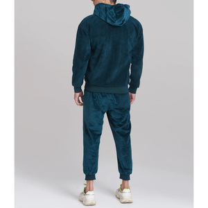 ชุดเซ็ตเสื้อสเวตเชิ้ตและกางเกงขายาวผ้าคอตตอนผสมเนื้อนุ่มใส่สบายทรงโอเวอร์ไซส์ เหมาะสำหรับสตรีทแวร์ ลุคสบายๆ หรือใส่เดินทาง - Product Image 3