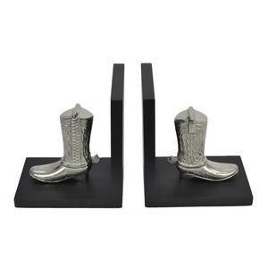 Sujetalibros Portátiles y Elegantes, Artículos de Regalo Empresariales, Diseño Escultural Hecho a Mano, Sujetalibros Metálicos con Forma de Bota, Decoración Moderna - Product Image 3