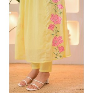 ชุดปาร์ตี้สวยสวมด้านบนและกางเกงมี dupatta ขนาด XL - Product Image 6