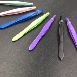 Juego de Pinzas para Cejas Inclinadas de Acero Inoxidable al por Mayor, Color Personalizado, Marca Privada OEM, Diseño Único, Herramienta de Belleza de Precisión - Product Image 3