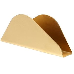 Modern Gold Metal Geometric Napkin <b>Holder</b> Luxury Decorative <b>Tissue</b> Organizer Tabletop <b>Kitchen</b> Dining Display Stand - Product Image 3