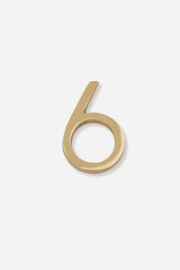 Modern Golden Metal House <b>Numbers</b> for <b>Door</b> Flat Apartment Hotel Hostel Room <b>Number</b> Sign - Product Image 4