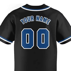 Camiseta Clásica de Béisbol/Sóftbol con Estampado por Transferencia Térmica, Mangas Cortas, 100% Poliéster, Nombre y Número del Equipo Sublimados - Product Image 4