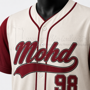 Professional Custom Baseball Uniform Jersey Breathable <b>Button</b> Team <b>Shirt</b> OEM ODM Factory Wholesale Sportswear 100% Polyester - Product Image 6
