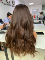 Cheveux vierges vietnamiens ondulés longs de qualité supérieure, modèle Nasa Hair Kevin, en vrac, 100g, pour perruque, couleur noire claire