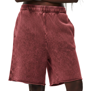Shorts de mujer de algodón pesado con lavado ácido, estilo urbano, con logo personalizado, de secado rápido y transpirables, precio mayorista, ¡novedad! - Product Image 1