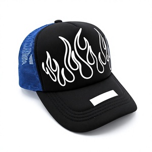 Casquette de baseball trucker en toile maillée 6 panneaux vert forêt, réglable avec fermeture snapback, respirante, pour extérieur et usage décontracté, 3D Common - Product Image 6