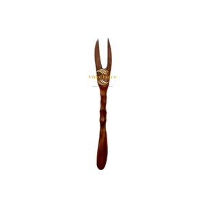 Traditional Wooden Carving <b>Fork</b> Handmade Natural Kitchen Utensil for Serving - Product Image 6