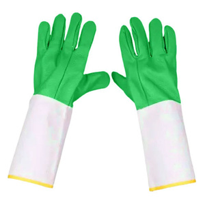 Gants de soudage TIG en cuir pleine fleur renforcé, certifiés CE, avec manchette de sécurité, pour travaux lourds et construction - Product Image 4