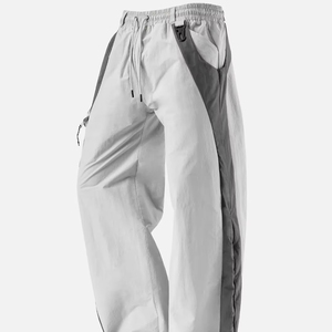 Custom Nylon Winter Hooded Elastic Waist Lightweight Casual Full Length Tracksuit Men Women Windbreaker <b>Jogging</b> <b>Suit</b> Waterproof - Product Image 3