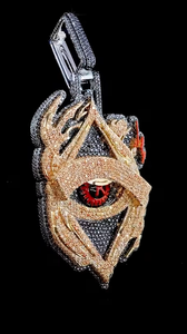 Luxury Design Hip Hop Diamond Pendant with <b>Solid</b> 925 <b>Silver</b> Iced Out for Men Rapper <b>Necklace</b> Jewelry Use from Indian Supplier - Product Image 2