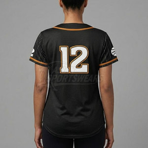 Camiseta de softbol de secado rápido que absorbe la humedad, de manga corta, hecha en Pakistán, para venta en línea - Product Image 4