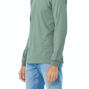Camiseta de Manga Larga Transpirable para Hombre, Impresión de Serigrafía Personalizada Directa de Fábrica, Venta al por Mayor en Todas las Tallas, 100% Algodón, Más Vendida - Product Image 5