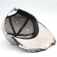 Gorras de Lona Ajustables de Diseño Personalizado, Estilo Hip Hop, Casuales, Vintage, Sin Estructura, con 6 Paneles y Visera Plana, Lavadas y Desgastadas