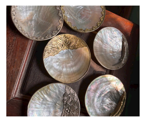 เปลือกหอยมุกธรรมชาติ ชิ้นงานตกแต่งสำหรับตกแต่งบ้าน วัสดุงานฝีมือดิบ - Product Image 5