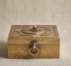 Caja metálica cuadrada única para guardar frutos secos y dulces, organizador de aperitivos de lujo, regalo festivo, contenedor de hojalata para Ramadán Mubarak - Product Image 2
